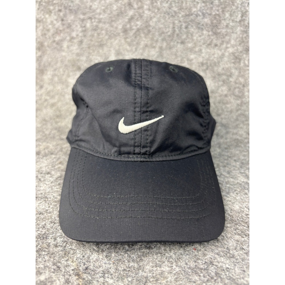 Nike Dri-FIT‎ Hat Toddler One Size Black Swoosh Adjustable Performance Cap